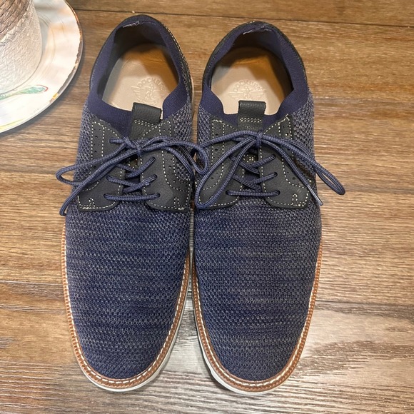 Dockers‎ Knit Oxford Einstein Dress Shoes Casual Sneakers Navy Blue Men's 12M - Picture 3 of 11